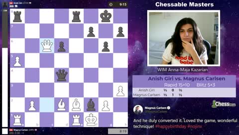 Magnus complimenting Giri in real time