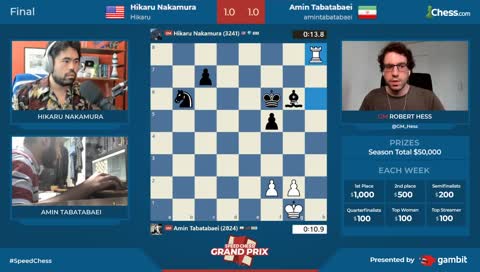 Hikaru with the clutch