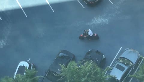 Originál Pes na Motorke a za ním Kokot :-D