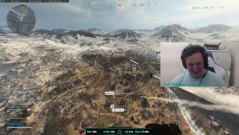 Gibbe ler så han griner av Exotic