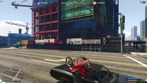 Momo saute-mouton avec le LSPD