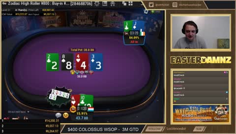 Easter wins the 800 yuan Zodiac High Roller for over $2,000! PogChamp