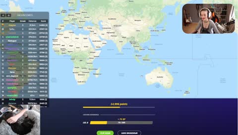 Results erste Runde GeoGuessr