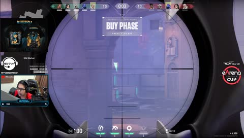 MinORu - Through smoke shot in eArena VALORANT Cup