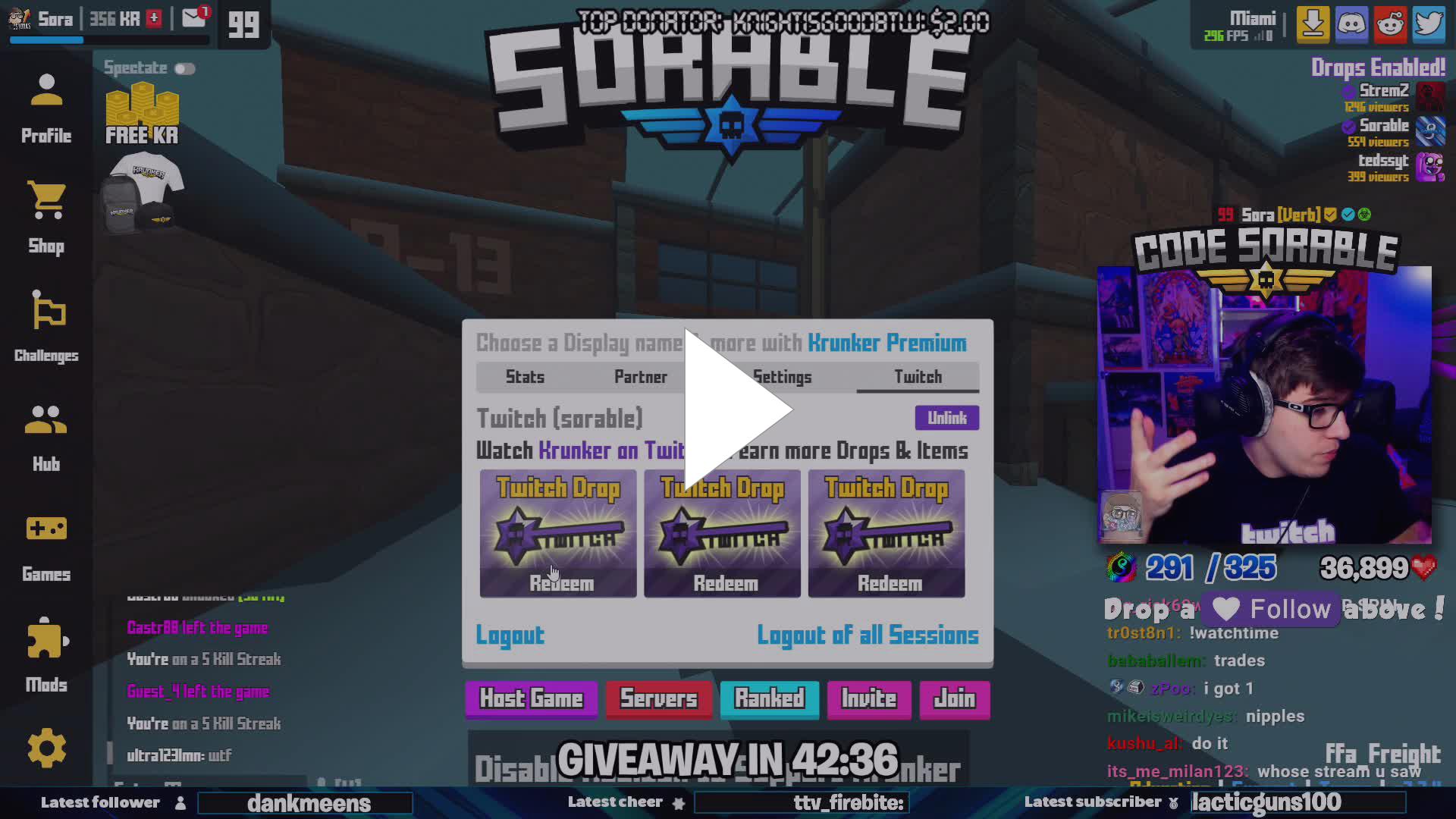 Unboxing 3 Drops Twitch