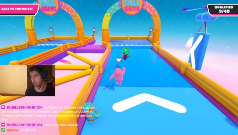 Айвата си намери приятел в Fall Guys