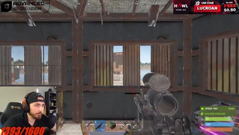 Lucroan not happy on his own streamsniping event