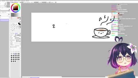 Lily draws my header <3