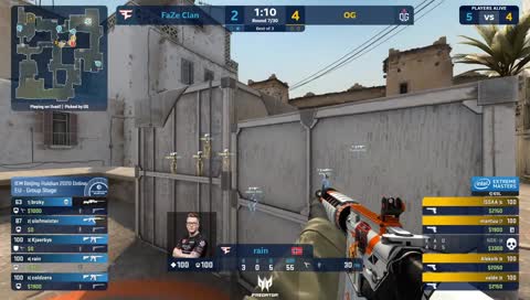 coldzera impede avanço pela varanda no eco (Dust 2)