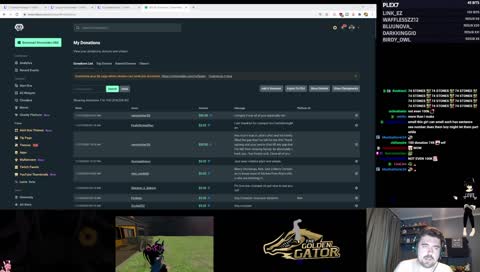 Roflgator trying to prove his typing skills while not even showing his screen