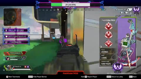 Snap Bloodhound + crosshair accurate with gibby jump