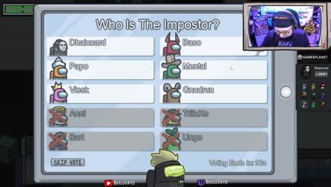 Crewmates schmeißen das Game (Fabian)