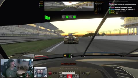 Typical iRacing T1!