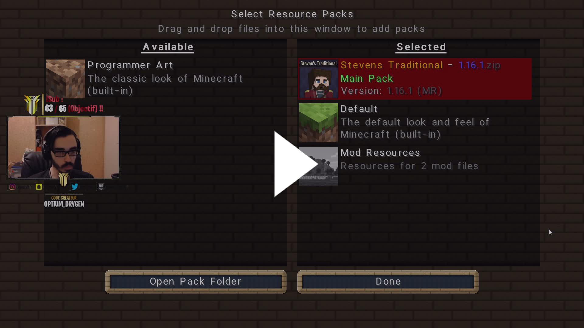 Pack De Texture Minecraft Stevens Traditional 1 16 1 Twitch