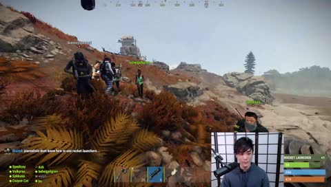 SNIPEKKUNO with the after-death rocket kill on Rust pro!1!1!1