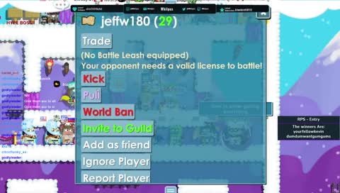 idiot whilpus 2 -- doesn't know rock paper scissors