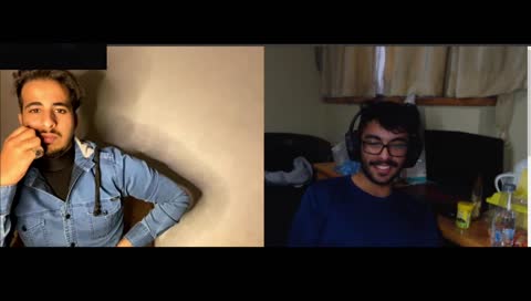 تبادل قبلات بين لوطين قواويد