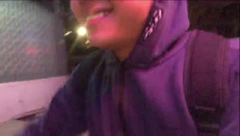 Candy trips over bike