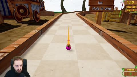 Hole in one in 3 .. 2 .. 1 .. NEIN!