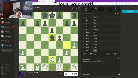 Chess is garbage + when Khalid says naughty word