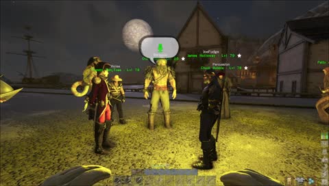 He is a large man, yes.