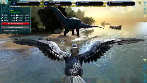 Scating dinosaur.. Then death!