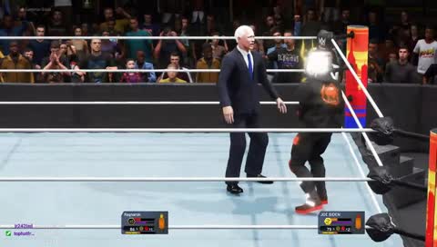 did I just bust open the president