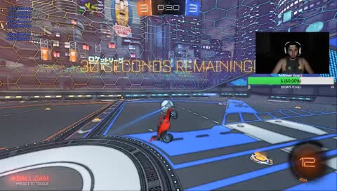 He didn't know he could this LOL