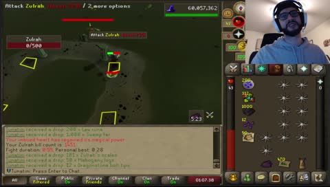 The kill before rank 1 zulrah