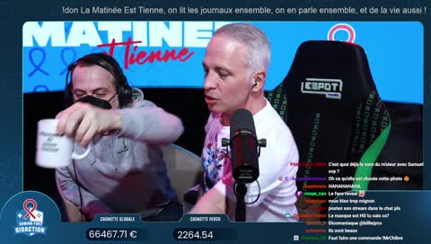 Coffee et ses tasses au gaming for sidaction