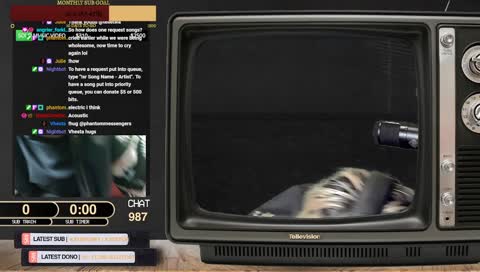 Green screen being dramatic