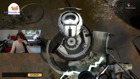 Tubbos "Tubbathon" : A clip from Portal 2; Mumbo Jumbo... is that you?