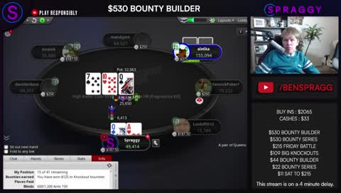 What a beautiful runout! $530BB 