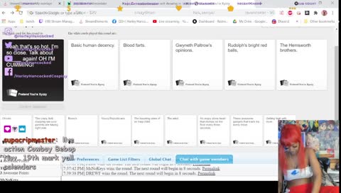 Drew reading these cards is too much.