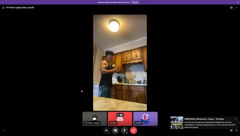 CARLOS making protein shake for his weak muscle