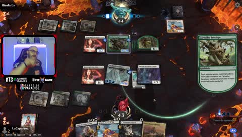 Streamer brinca com o cachorro ao invรฉs de jogar pq Magic รฉ muito interativo