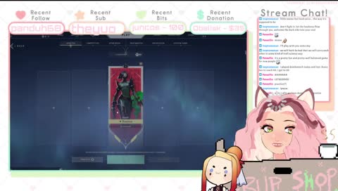 yeah she doesn't want to play valorant "press start"