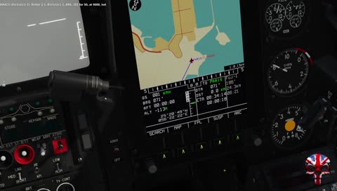 DCS World - Nav Map Setup 06 = SUSP BUTTON, SELECT WAYPOINTS
