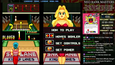 League Bowling on LEVEL 8 (and Level 1)