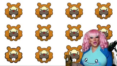 Bidoof steals Mia's bangs!!