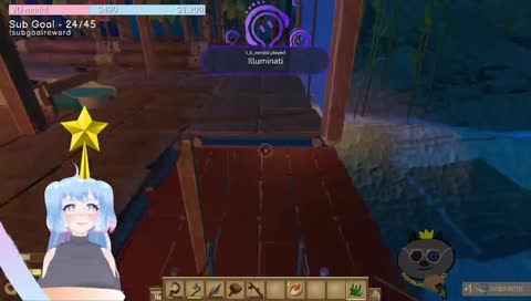 Poor Juney-chan gets the hiccups lol