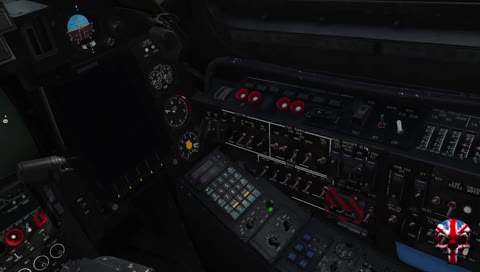 DCS World - Startup Sequence 09 = Black Shark Kamov Ka50 - AC GEN, RADIO, NAV, DL UP, HOLDS