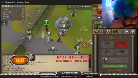 look at stats