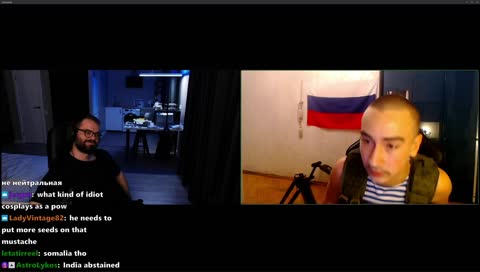 Mom interrupts Ukrainian vs Russian war debate