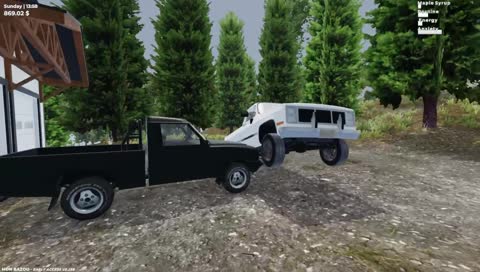 zsidiadi felakadt és amikor húzta volna le a kocsit lejött