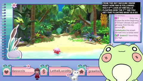 Kirby says hi !!!