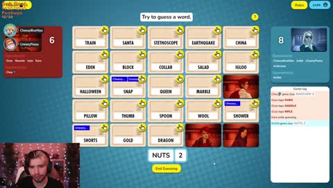 the almost perfect "nuts" clue