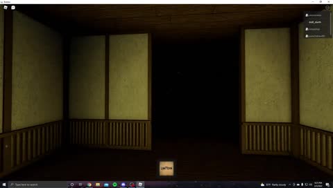 Ian sits in a corner for over a minute straight