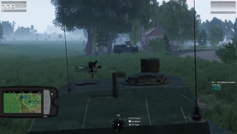 Actual's vehicle dodging UGLs in the forest....