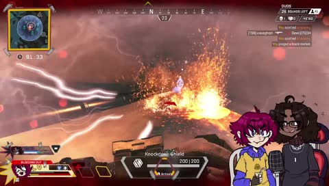 taunting the enemy and then getting vaporized